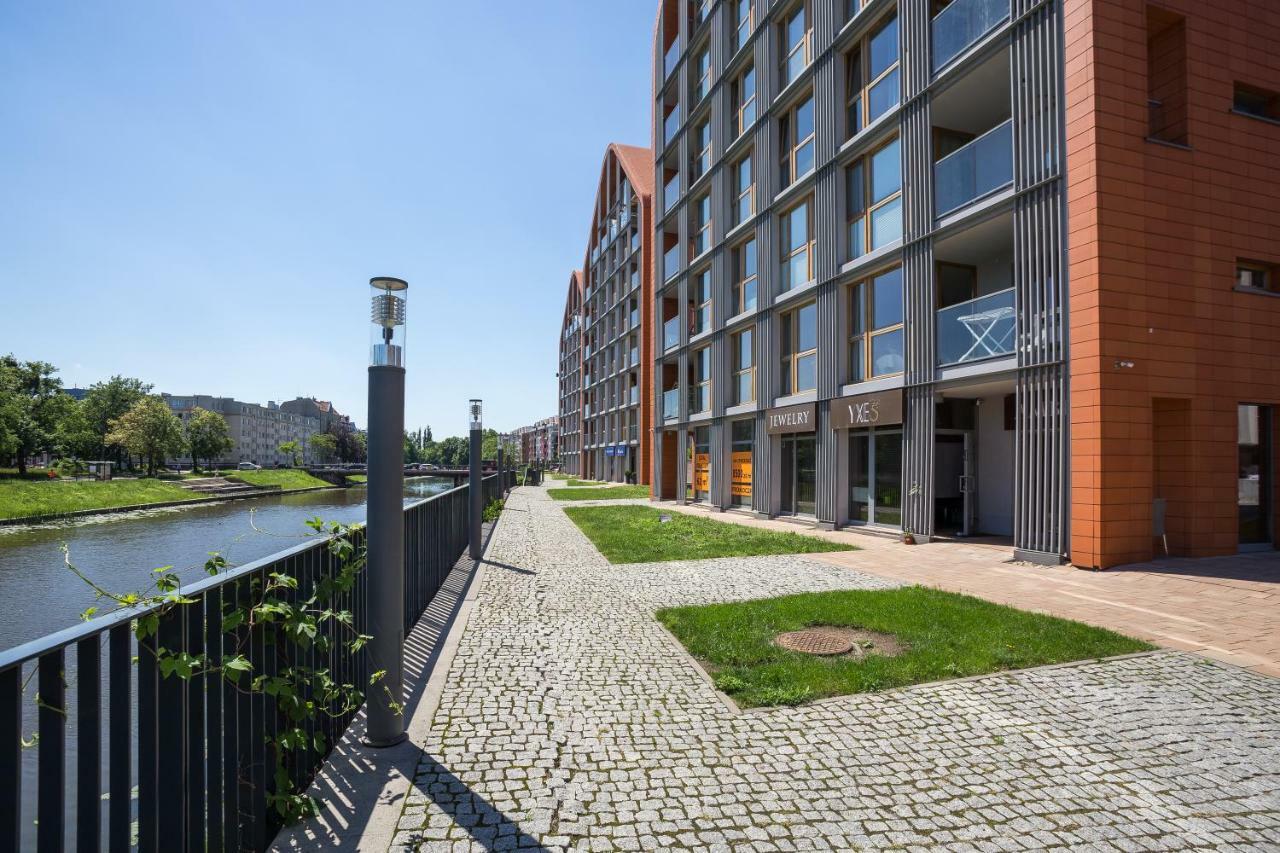 גדנסק Unique Motlawa Riverbank Apartment מראה חיצוני תמונה
